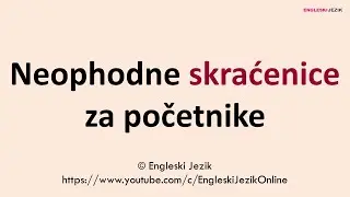 Neophodne skraćenice za početnike
