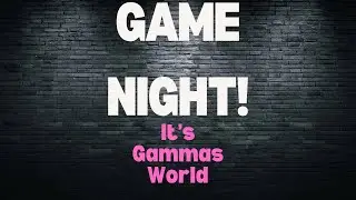 Game Night~Scattergories!