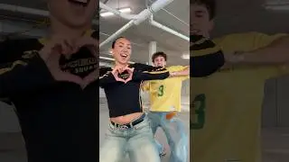 CONFESS YOUR LOVE VIRAL TIKTOK DANCE TREND 💛 Cadel and Mia #shorts #funny #tiktok