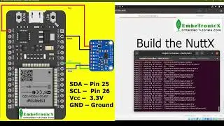 ADXL345 Interfacing with ESP32 using NuttX RTOS (NuttX RTOS I2C Tutorial)