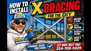 How to install bracing on a metal building