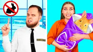 C&oacute;mo Colar Mascotas En El Avi&oacute;n | Gadgets y Trucos Secretos F&aacute;ciles por DuKoDu Challenge