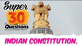 Super 30 questions video_2 | Super 30 question for polity | Balu IQ