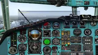 Project Tupolev Tu-154M tutorial flight UNNT-UIII using NVU FS2004