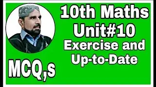 MCQs miscellaneous exercise 10 unit 10 class 10 math | sir Abbas#abbasmaths