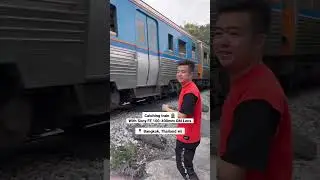 Catching Train with Sony FE 100-400mm GM lens at Bangkok, Thailand 🇹🇭