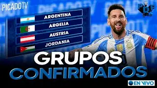 🔵 ARGENTINA YA TIENE SU GRUPO PARA EL MUNDIAL| TODA LA INFO DEL SORTEO  PDF EN VIVO