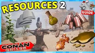 CONAN EXILES Ps4 Tips How to Get Ichor! Gossamer/Silk Yellow Potion + Resources Locations