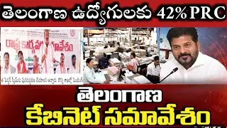 Telangana cabinet meeting DA PRC EHS TO TELANGANA EMPLOYEES PENSIONERS TEACHERS TGEJACఉద్యమ షెడ్యూల్