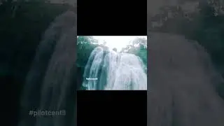 Cikondang waterfall... first time flying a 5-inch drone at the waterfall..