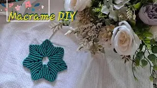 DIY Macrame Flower Coaster Tutorial How to Make a Beginner-Friendly Floral Macrame Coaster