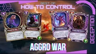 How to control AGGRO WAR // best of control deception // close games // GG