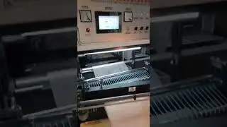 Multi-hole grape bag making machine  #factoryproducts #bagmakingmachine