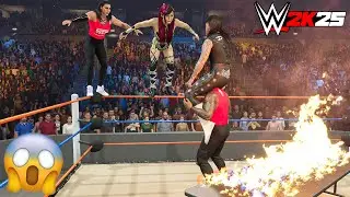 Джей Усо и Рийо одолели Доминика Мистерио — геймплей WWE 2K25