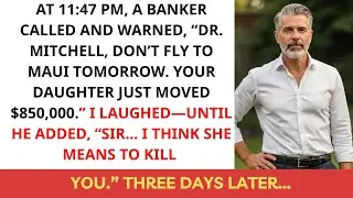 AT 11:47 PM, A BANKER CALLED AND WARNED, &ldquo;DR. MITCHELL, DON&rsquo;T FLY TO MAUI TOMORROW.