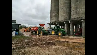 Grūdų sandėlio paauk&scaron;tintų pamatų montavimas