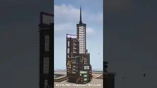 Minecraft Cyberpunk City part 2 #minecraftshorts #futuristic #cyberpunk