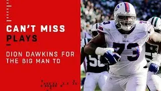 Bills Left Tackle Catches Pass for the BIG MAN TD!!!