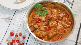Indian Chicken Curry with Coconut Milk ~ Low fat, Yummy, Quick ~ Healthy Living