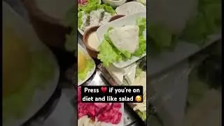 Diet conscious | weight loss | salad | yummy 😋 #foodie #weightloss #salad #arjitsingh #shorts