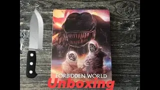 Forbidden World ( 1982 ) Steelbook Unboxing ( Scream Factory )