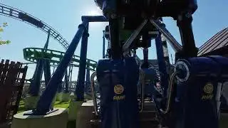 Energylandia – Rollercoaster RMF DRAGON | Onride 4K