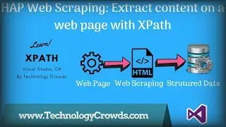 HAP Web Scraping: Extract content on a web page with XPath
