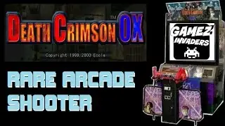 Death Crimson OX! Rare Arcade Shooter! Also called Guncom 2!