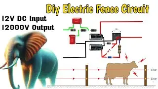 How To Make Electric Fence Circuit | Step-by-Step Guide | Electronics projects