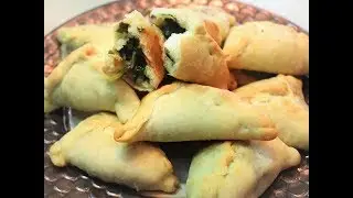 Chaussons libanais aux épinards -Fatayer aux épinards-