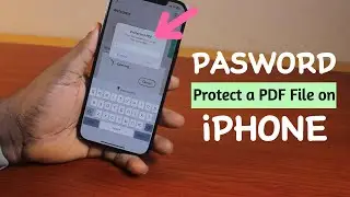 How to Password Protect a PDF File on iPhone