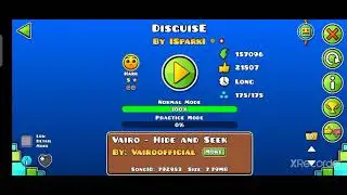 DisguisE By ISparkyI | 100%☀️ | Geometry Dash 🌟