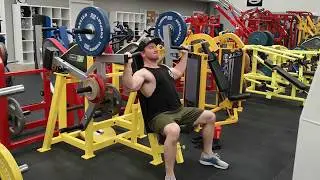 Prime Shoulder Press Machine - Top/Middle Pins loaded. Demonstration