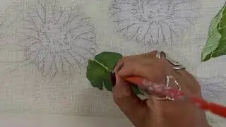 Como Pintar Gerberas no tecido ( parte 1)
