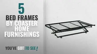 Top 10 Coaster Home Furnishings Bed Frames [2018]: Coaster Daybed Pop-Up Trundle Frame and Rail,