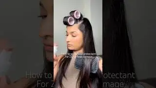 Only way to save your hair from heat damage ! #hair #haircare #heatdamage #hairtok