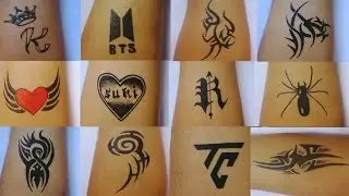 Koleksi Tato Pulpen Keren & Simpel | DIY tattoo temporary