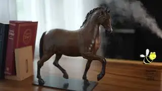 Small Bronze Horse - Galloping Horse Statue Bookshelf Sculpture 🐎📚