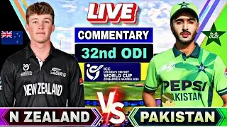 🔴PAK U19 vs NZ U19 World Cup Match 32 | Scores and Commentary | PAKISTAN vs NEW ZEALAND SCORECARD
