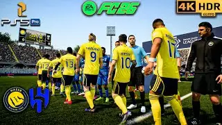 FC 26 PS5 4K HDR | Al Nassr FT Ronaldo, Messi, Mbappe & Haaland vs Al-Hilal #fc26 #ps5 #4k #viral