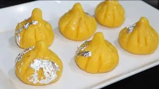 Modak ki recipe | How to make easy modak at home | Khoya modak recipe|