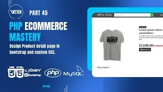 Part 45: Creating Ecommerce Product Details Page Using Bootstrap and Custom CSS
