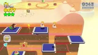 Super Mario 3D World: World 5-6 - Cakewalk Flip (Peach)