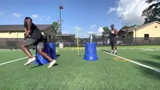 Footwork King | Running Back Drills | Movement Efficiency and Technique.