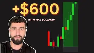 I Made $600 On This Bottom Reversal (Bookmap + Volume Profile)