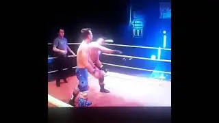 Nearly Chopped in half! This is called a CHOP in Pro Wrestling!