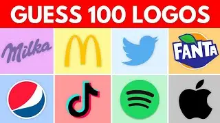Guess These Famous Logos in 3 Seconds! Can you name these brands