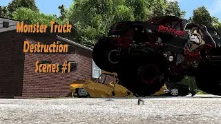 Monster Truck Destruction Scenes #1 BeamNG DRIVE