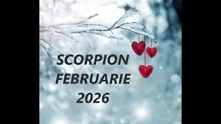 SCORPION  - FEBRUARIE 2026 - IN SFÂRȘIT IEȘI DIN ZONA DE CONFORT ȘI EVOLUEZI ATÂT DE FRUMOS 