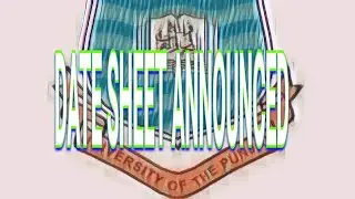 PU BA BSC DATE SHEET 2020